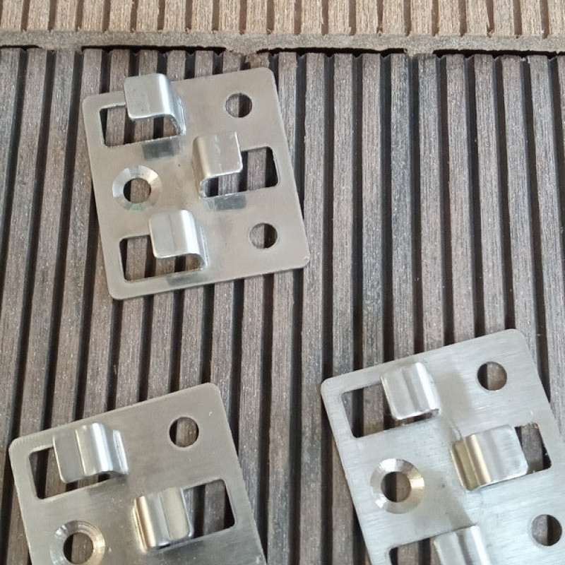 Кяймер, Кліпса, Кріплення, кріплення для терасної дошки з ПК.