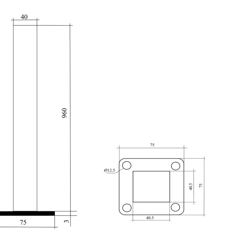 Стійка, стовпчик, опора