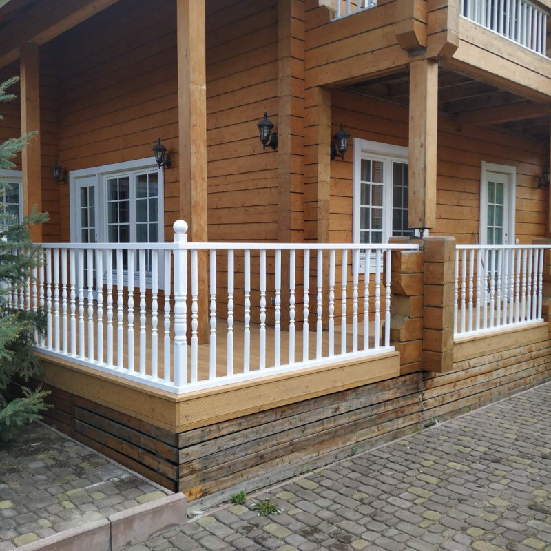 Декоративна стійка кругла гладка 1000*38