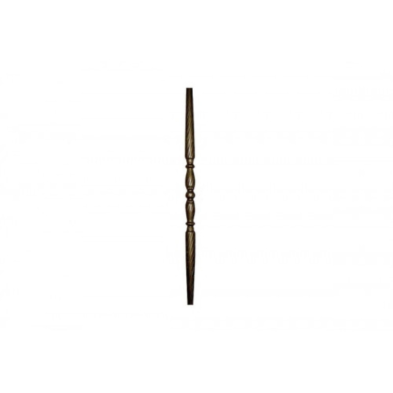 Декоративна стійка конус витий 1000*38